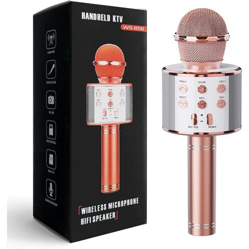 product_image_name-Generic-LED Wireless Karaoke Microphone – Bluetooth Singing Mic for Home & Travel-2