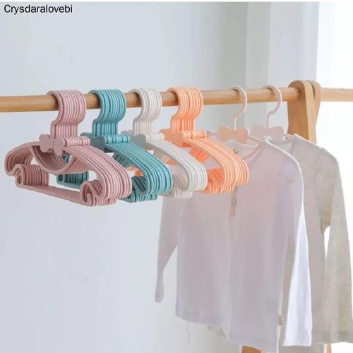 product_image_name-Generic-10pcs,Plastic Baby Clothes Hangers-1