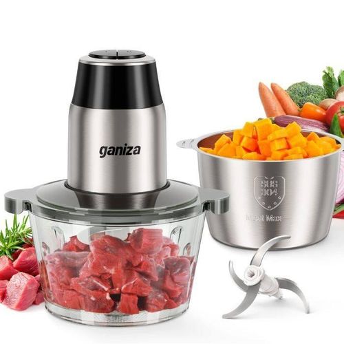 product_image_name-Generic-Portable Stainless steel Vegetable/Meat Chopper Capacity: 3L-1
