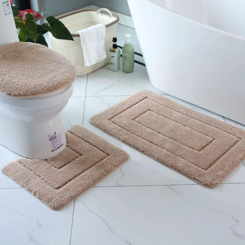 product_image_name-Generic-3pcs Bathroom mats,  super nonslip underside-2