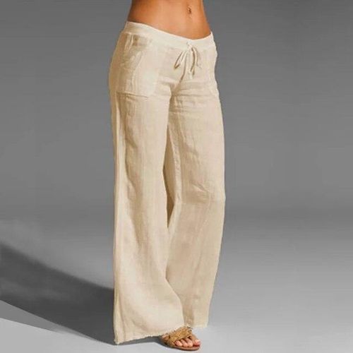 16 Jeans Plus Size 5xl Cotton Linen Pants Women Gray Loose Soft Elastic  Waist hot pants @ Best Price Online