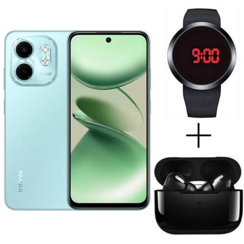 product_image_name-Infinix-Smart 9 HD, 6.7", 64GB + 3GB RAM (Dual SIM), 5000mAh, Mint Green + Free Gifts-1