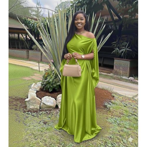 Fashion Lime green offshoulder kaftan @ Best Price Online