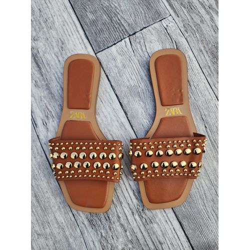 Ladies discount slide sandals
