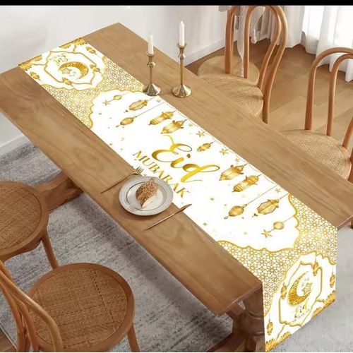 product_image_name-Generic-Ramadan / Eid Table Runner – 33×180cm Decorative Table Cover-1