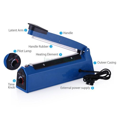 product_image_name-Generic-Manual Impulse Heat Sealer 100mm/10cms - Blue-4