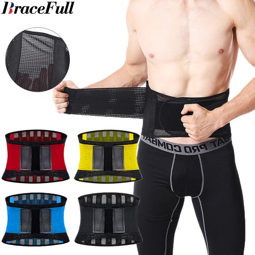 Lumbar Lower Back Brace Support Belt for Back Pain Relief, Herniated Disc,  Sciatica, Scoliosis - Body Shaper Belt, Adjustable Workout Waist Trainer