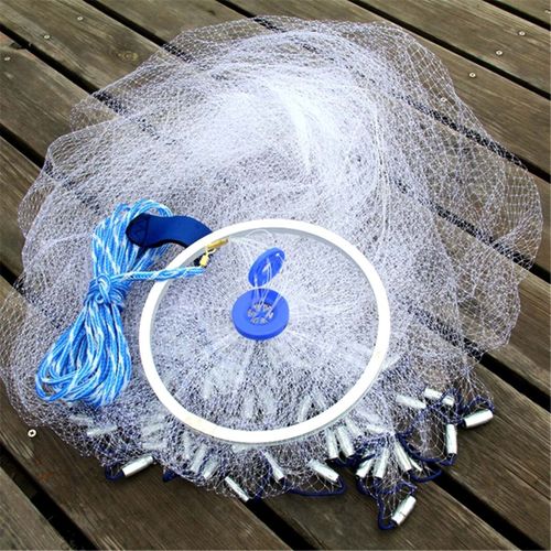 Generic 3M 10ft Hand US Cast Fishing Nets Monofilament Small Mesh Cast Hand  Throw High Strengthen Catching @ Best Price Online