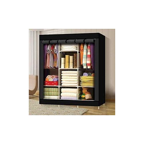 product_image_name-Nunix-Metallic Portable Wardrobe 3 Column-2