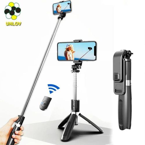 product_image_name-Generic-Selfie Stick Tripod with Aluminium Build and Bluetooth Control-1