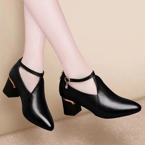 Business Formal Shoes Female Female Fashion Black Light Weight