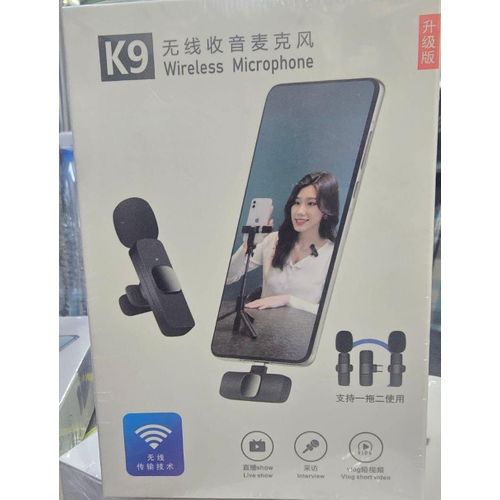 product_image_name-Generic-K9 Lavalier Wireless Mic for YouTube TikTok Vlogging and Content Creation-3