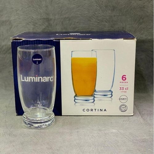 product_image_name-Luminarc-6 Pcs WATER & JUICE GLASSES.-1