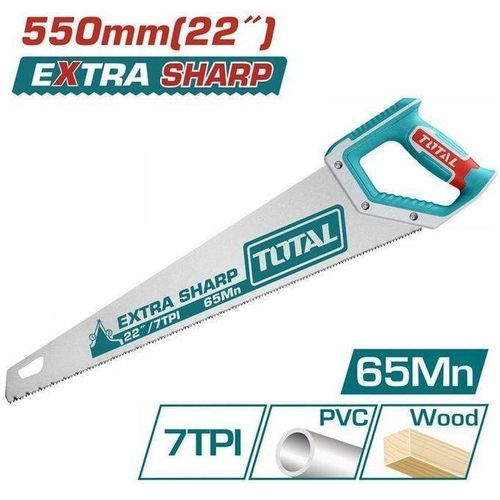 product_image_name-TOTAL-THT55226 Hand saw Size: 22"/550mm (6pcs/Packet)-2