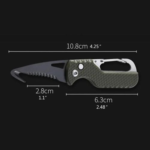 Generic Youpin Edc Folding Knife Mini Blade For Express Parcel Knife  Portable Keychain Serrated Hook Carry-On Unpacking Box Openner @ Best Price  Online