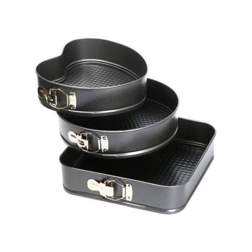 product_image_name-Generic-3Pcs Non-stick Springform Cake Baking Molds Pans.-1