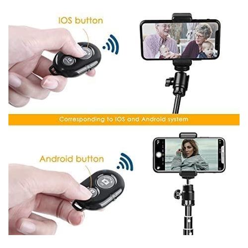 product_image_name-Generic-Wireless Bluetooth Shutter Remote Control Button Self-Timer Long Distance Camera Remote Compatible with All Smartphones,iOS Device.-1