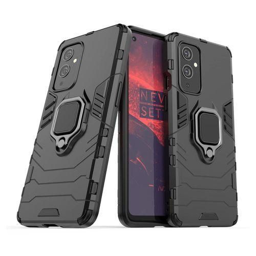 product_image_name-Generic-Rugged OnePlus 9 Kickstand Case Built-in Stand Rotating Ring Holder-1