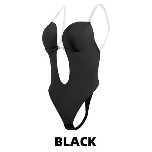 Fashion Corset Women Full Body Shaper Backless Wedding Party Dress y  Leotard Deep -Neck Shapewear Underwear Slimming Bodysuit @ Best Price  Online