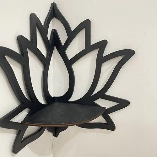 product_image_name-Generic-Lotus Buddha floating shelf for wall corner, floating shelf for crystal and stone display-4