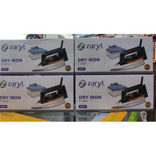 product_image_name-Zaryt-Dry Iron – Easy Glide Fast Heating Clothes Pressing Iron-1
