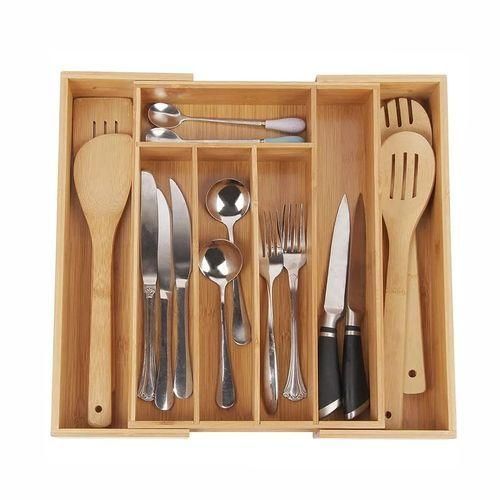product_image_name-Generic-Expandable Bamboo Drawer Organizer Utensils Cutlery Tray-4