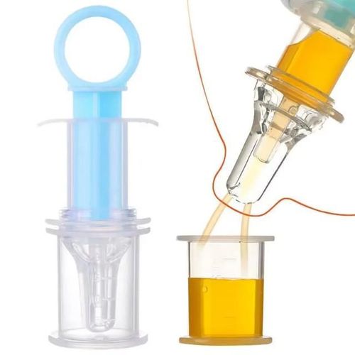 Top quality Baby Medicine Dispenser both sides liquids feeder with Anti-choking Nipple
