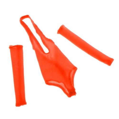 Generic 1/6 Female Bikini Underwear Clothes With Sleeve For 12 Action  Orange @ Best Price Online