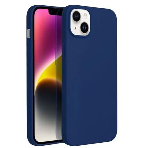 product_image_name-Generic-iPhone 14 Soft Silicone Back Cover, Anti-Fingerprint Äž Blue, Shockproof Protection, and Slim Fit Protection-3