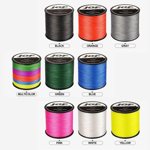 Generic JOF 4 Braided Fishing Line 300M Multifilament PE 4 Strands Fishing  Cord 10LB-85LB Strong Japan Technology 9 Colors @ Best Price Online