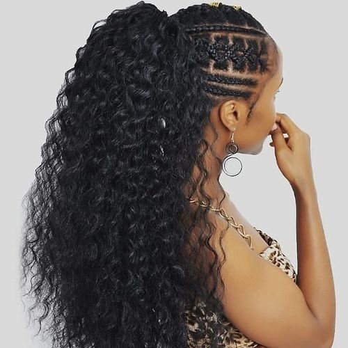 Fashion Extra Long Spring Curly Ponytail Hair Best Price Online