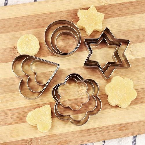 Generic Metal Cookie Cutters Shapes Set 12pcs Different Frames Fondant Cutter Molds Best Price Online Jumia Kenya