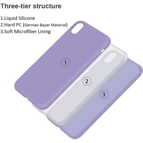 product_image_name-Generic-For Apple iPhone XS MAX (6.5 INCH) real Silicone Case with inside microfiber lining cover-4