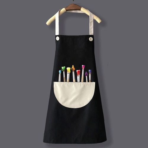 product_image_name-Generic-Kids Waterproof Apron with Adjustable Straps & Pocket-1