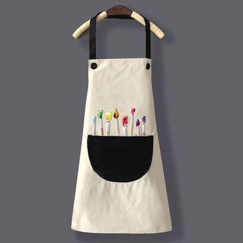product_image_name-Generic-Kids Waterproof Apron with Adjustable Straps & Pocket-3