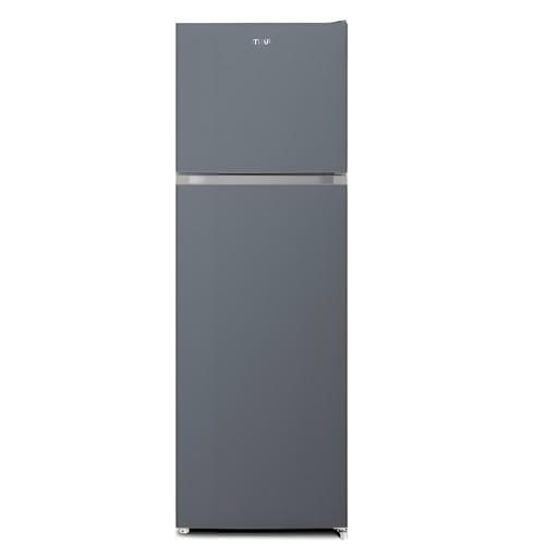 product_image_name-Generic-Mika 255L No Frost Double Door Fridge – Energy Efficient With 3D Cooling (Dark Silver)-1