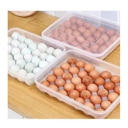 product_image_name-Generic-34PCS Eggs Storage Box Tray With Top Cover-3