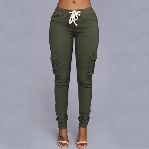 Military Trousers Women Jogger  Fashion Women Joggers Military