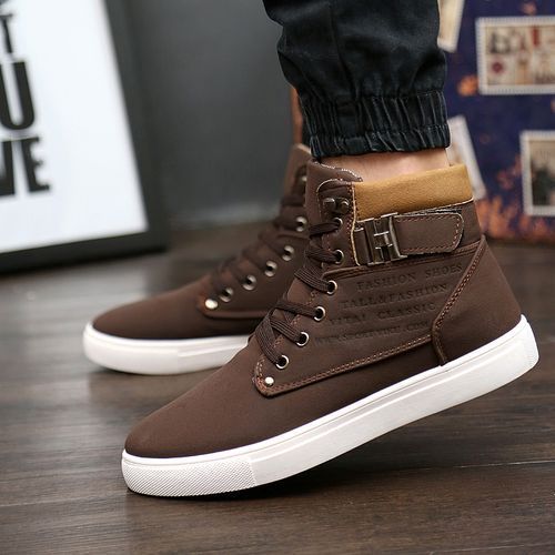 Fashion Hot Trend Mens Retro Casual Lace up Sneakers High Top Shoes Best Price Online Jumia Kenya