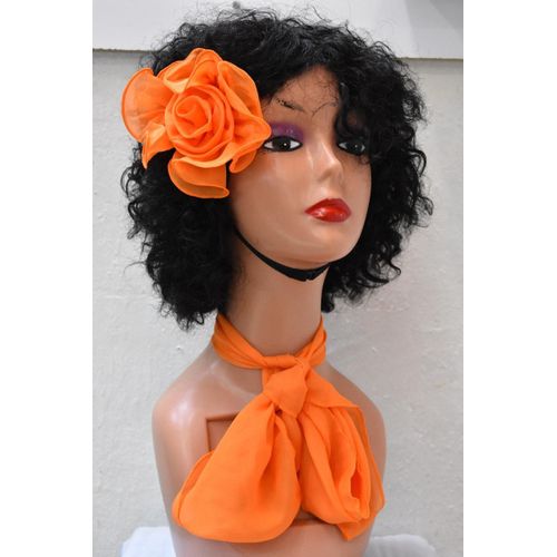 product_image_name-Fashion-Women’s Dark Red Floral Hairband & Sheer Neck Tie Set – Elegant Statement Accessory-5