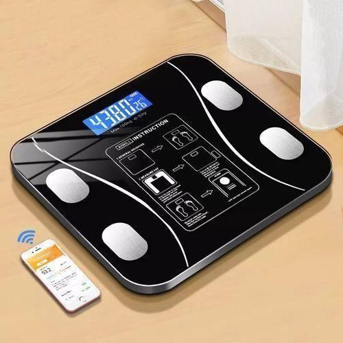 product_image_name-Generic-Black smart digital bluetooth weighing scale -2