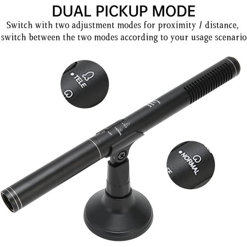 product_image_name-Generic-Panasonic Professional Uni-Directional Boom Mic High Sensitivity Electret Condenser for Interviews & Video Recording-3