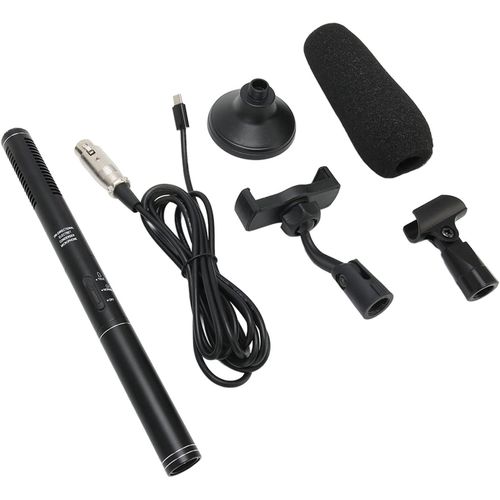 product_image_name-Generic-Panasonic Professional Uni-Directional Boom Mic High Sensitivity Electret Condenser for Interviews & Video Recording-4