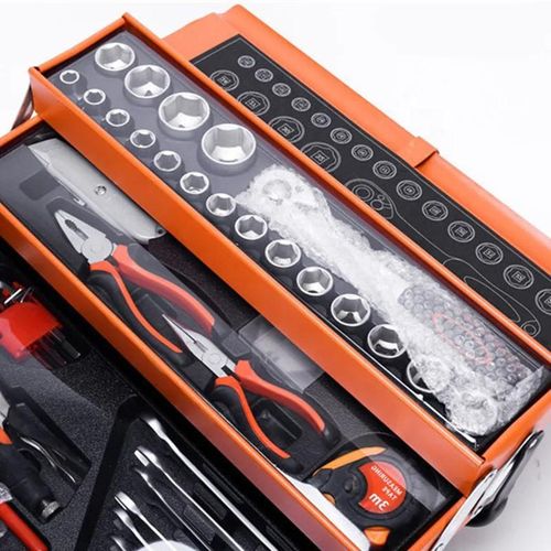 product_image_name-Generic-85 Pcs Combination wrench Complete Socket Kit Repair Hand Tool Set tools set professional box-4