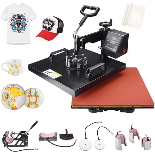 product_image_name-Generic-Heat Press Machine 8 In 1 Sublimation Heat Transfer T-shirt Printing Machine-1