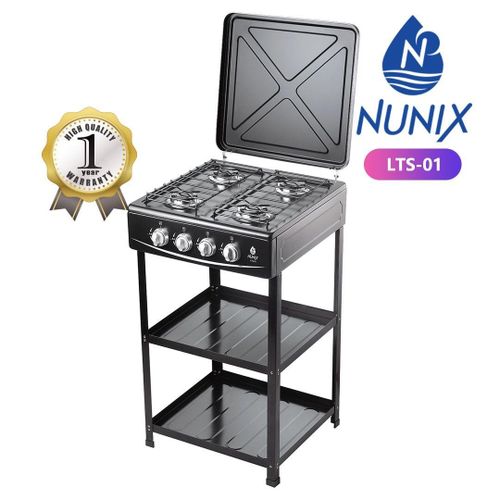 product_image_name-Nunix-4 Burner Standing Full Gas with Automatic Ignition -1