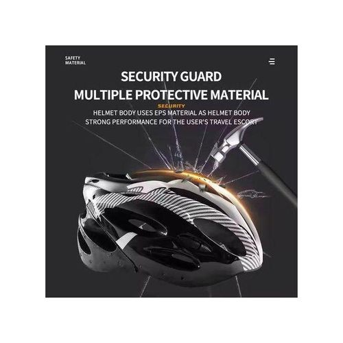 product_image_name-Generic-3 Pack Bicycle Accessories Cycling  Safety Kits- Bike Headlight Taillight Night Riding Safety Set Bike Light , Bike Cycling/Skating Protective Helmet And Bicycle Bell Bike Aluminum Horn-2