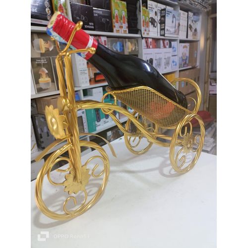 product_image_name-Generic-Vintage Metal Tricycle Wine Holder Art-3