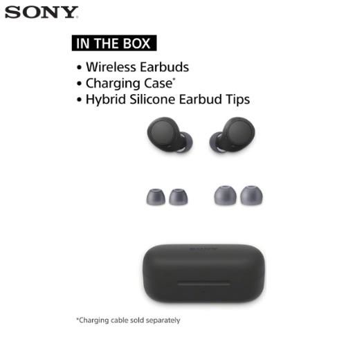 product_image_name-Sony-WF-C510 Truly Wireless in-Ear Bluetooth Earbud Headphones with up to 22-Hour Battery, Multipoint-Connection, Mic and IPX4 Water Resistance - Black-3