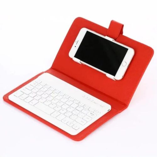 product_image_name-Generic-Portable Wireless Bluetooth Keyboard For Smart Phones + Leather Case Cover-2